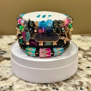 Bomb Party Harley Halloween Bracelet Stack